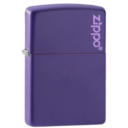 Zippo 2024 Zippo Purple Matte W/Logo Logo,  ZIP-237ZL
